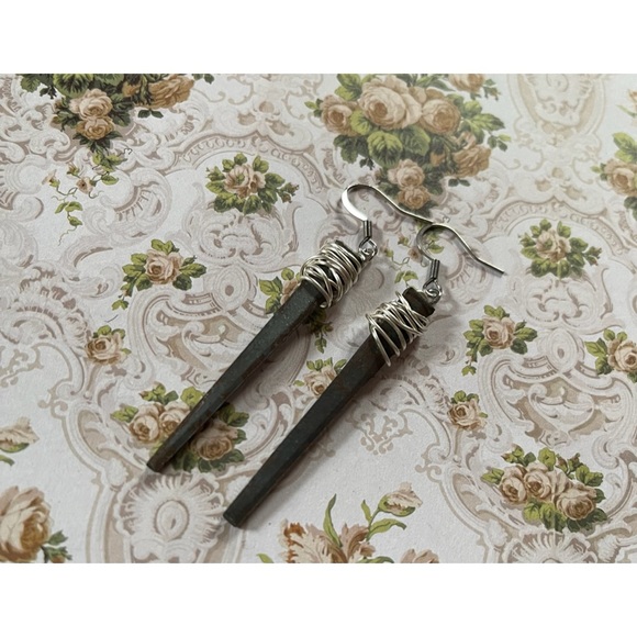 Jewelry Coffin Nail Earrings Poshmark